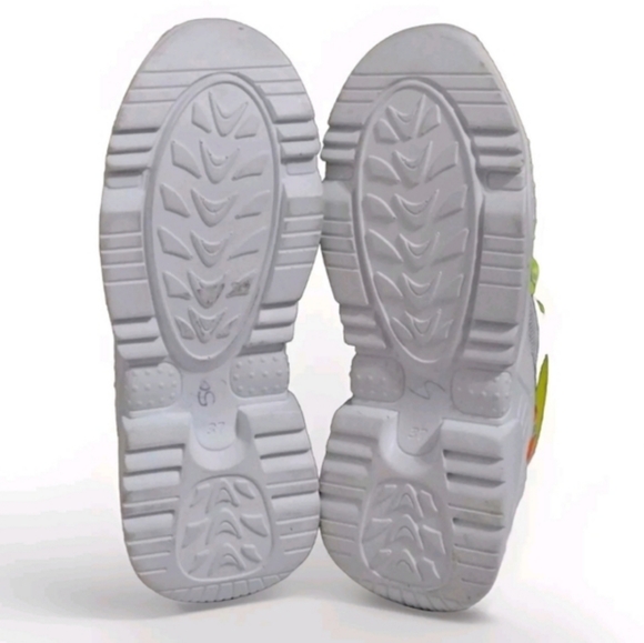 Steve Madden Gillah Multicolor Chunky Platform Sneakers 7 Neon Trendy Streetwear - Picture 12 of 15